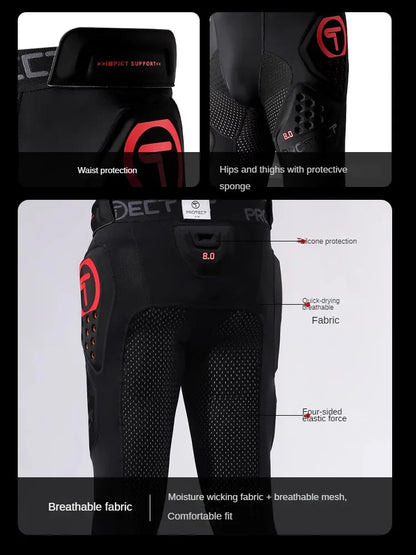 T Brand Motorcycle Racing Pants – Off-Road Hip Protection Anti-Drop Pants for Cycling & Outdoor Riding