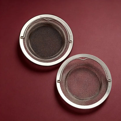 Stainless Steel Sink Strainer - Kitchen & Bathroom Drain Hair and Food Waste Filter