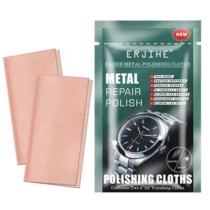 Metal Polishing Cloth Set - Jewelry and Watch Scratch Repair Cleaning Supplies