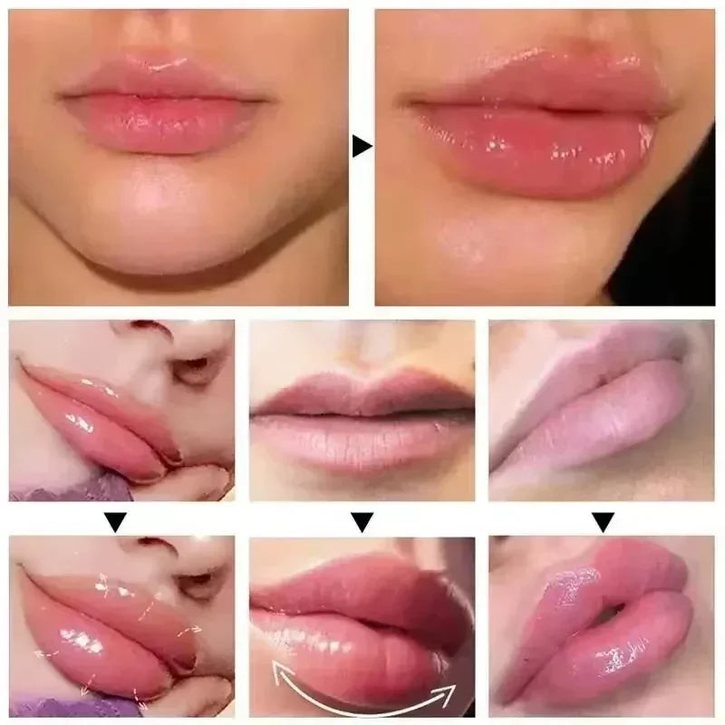 Long-Lasting Volumizing Lip Serum – Plumping Gloss Oil for Fuller Lips, Fine Line Smoothing & Deep Moisturizing Lip Care
