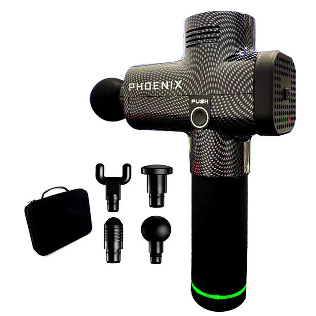 Phoenix A2 Deep Tissue Massage Gun — Muscle Relaxation & Pain Relief Therapy for Back, Legs & Feet