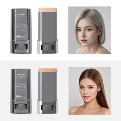Ocheal Foundation and Contour Stick – Long-Wear Lightweight Concealer, Bronzer, and Brightening Makeup Pen