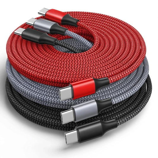 3/5/8M Super Long USB-C to USB-C Charging Cable — Extra Long PD Fast Charger Cord for Xiaomi, Samsung, OPPO Data Transfer