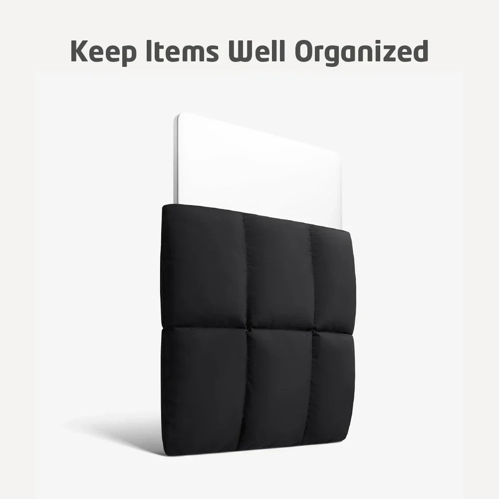 Comfy Puffy Laptop Bag 13-15 Inch — Shockproof, Ultra-Light Fluffy Notebook Sleeve for MacBook Air, Xiaomi, HP