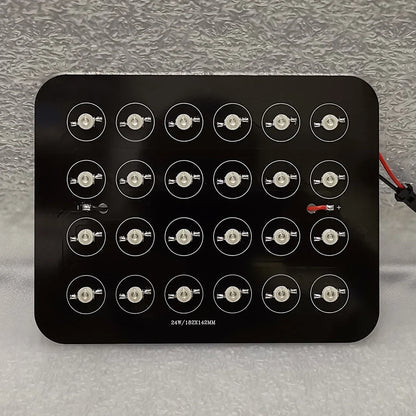 24W RGBW LED Light PCB Module - DIY Lamp Spotlight Bulb for Plant Growth & Aquarium Lighting