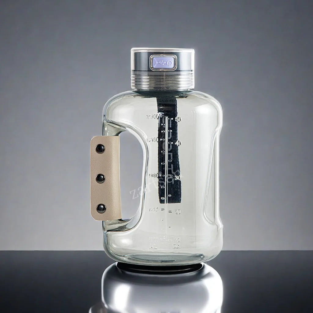 1.5L Hydrogen Water Bottle - Portable Sports Bottle with Rich Molecular Hydrogen Water Generator