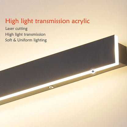 LED Outdoor Wall Light – Modern Waterproof IP65 Porch & Patio Lamp, Rainproof Exterior Wall Sconce for Garage & Garden