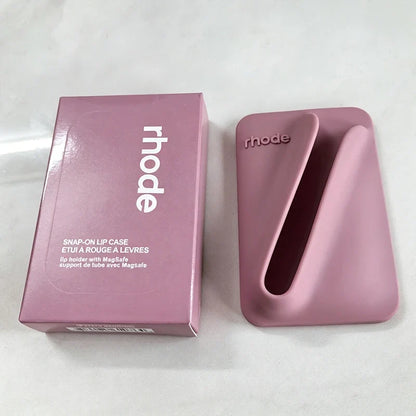 RHODE Magnetic Lip Case - MagSafe Compatible iPhone Cover with Lip Gloss Holder for iPhone 17 Air 16 15 14 13 12 11 Pro Max