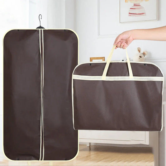 Garment Suit Bag - Travel & Storage Clothes Cover with Zipper Handle for Suits, Dresses & Coats