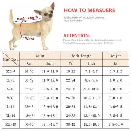 Pet Denim Female Panties - Adjustable Strap Dog Cat Shorts Anti-Harassment Safety Underwear for Small Pets
