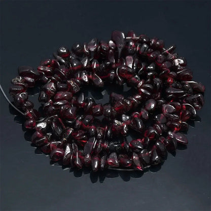 16 Inch Natural Stone Chip Beads - 5-8mm Irregular Crystal Agate Gravel Beads for DIY Bracelets & Jewelry Making