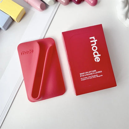 Rhode Long-Lasting Lip Gloss Holder - Magnetic Snap-On Lipstick Case for MagSafe Phone Clips