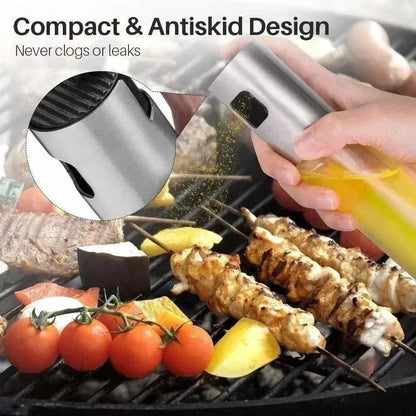 Glass Oil Sprayer Bottle - Olive Oil Mister for Cooking Salad BBQ Baking Kitchen Use