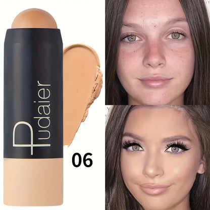 2-in-1 Foundation & Concealer Stick - Waterproof Full Coverage Long-Wear Makeup