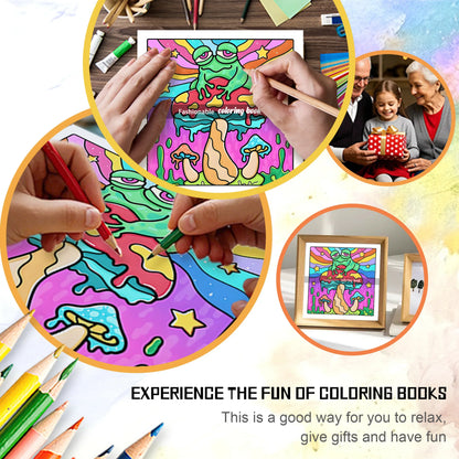 GROOVY Bold & Easy Patterns Coloring Book for Adults - Cute Drawing Book and Fun Birthday or Party Gift