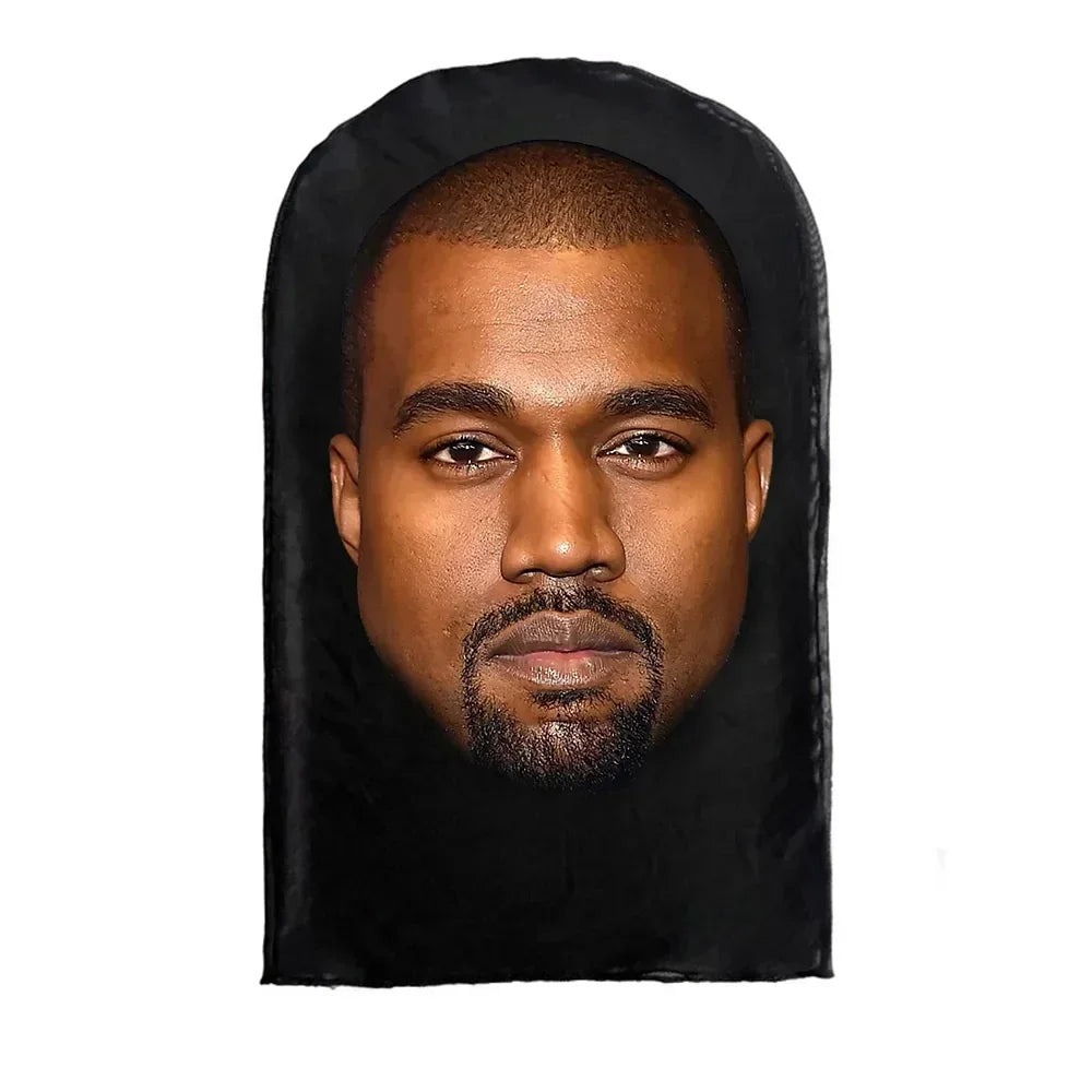 3D Realistic Face Mask - Celebrity Style Full Face Stretch Mesh Cosplay Balaclava for Role Play, Hip Hop & Costume Events