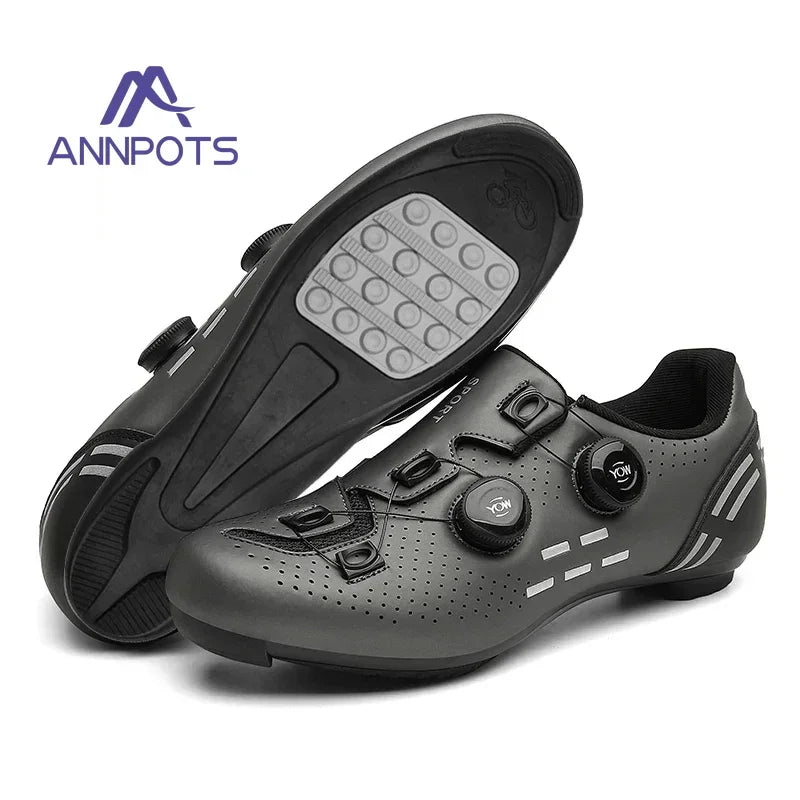 Non-Slip Mountain Bike Cycling Shoes - Unisex MTB Road Racing Sneakers for Men & Women Outdoor Riding