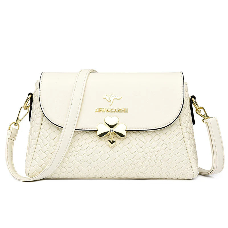 Luxury Women’s Designer Handbags – 2025 Soft Knitting Leather Crossbody Shoulder Bag