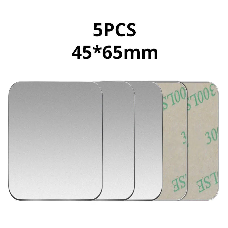 Universal Magnetic Phone Mount Metal Plate - Iron Sheet Sticker for Car Phone Holder Stand