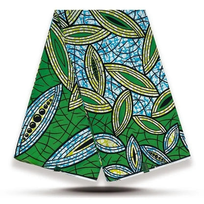 High Quality African Wax Print Fabric - 100% Cotton Soft Ankara Real Wax Fashion Material