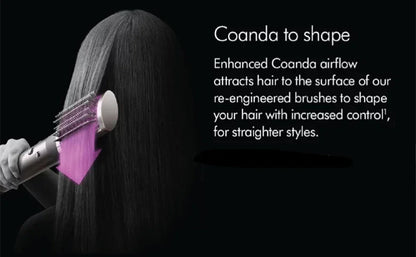 Professional Curling Iron & Hair Dryer Hot Comb – Hair Straightener Styling Brush for Salon & Home