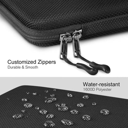Shockproof Waterproof Laptop Sleeve Bag - EVA Protective Carrying Case with Straps for 13", 14" & 15.6" Laptops