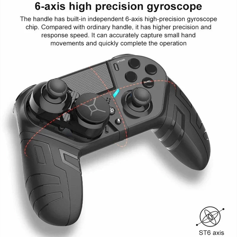Wireless Bluetooth Controller – Compatible with PS4, PS3, PC, Android, TV & Mobile Gaming