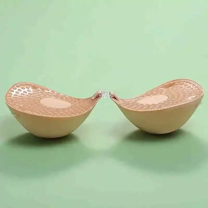 5cm Thicken Silicone Adhesive Bra – Reusable Invisible Strapless Push-Up Nipple Tape for Women