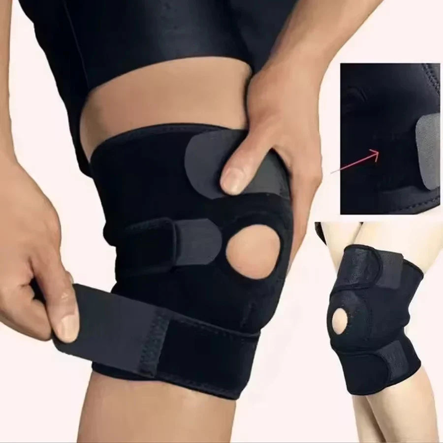 Orthopedic Knee Brace - Adjustable Patella Support Knee Pad for Joint Pain Relief Sports Protection Meniscus Ligament Guard