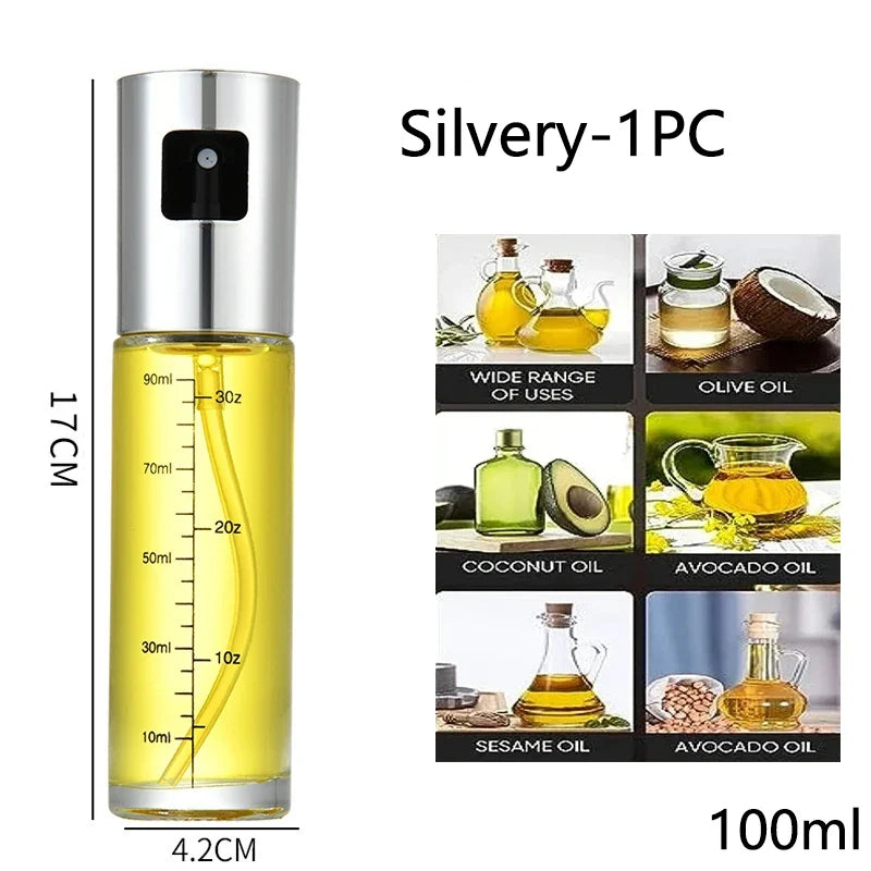 Glass Oil Sprayer Bottle - Olive Oil Mister for Cooking Salad BBQ Baking Kitchen Use