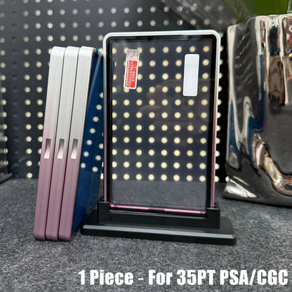 Aluminum Alloy Trading Card Holder - Gradient Metal Case for 35PT PSA & CGC Graded Card Protection