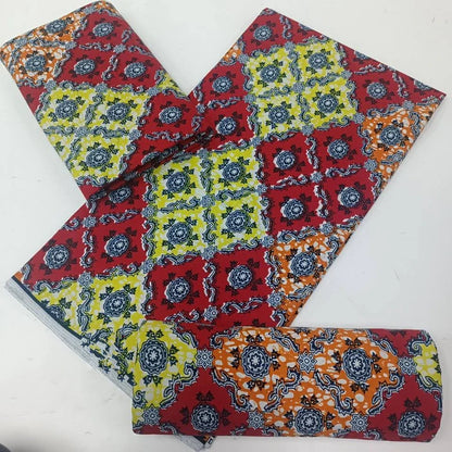 High Quality African Wax Print Fabric - 100% Cotton Soft Ankara Real Wax Fashion Material