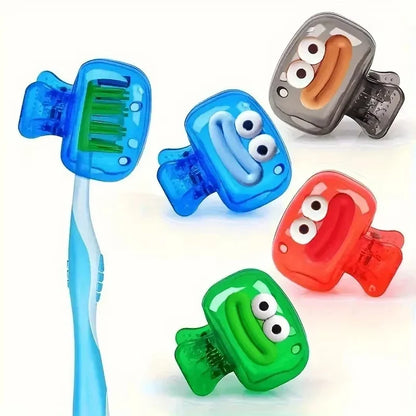 1/4PCS Toothbrush Covers - Portable Travel Toothbrush Head Protectors & Bathroom Storage Caps