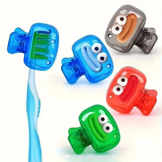 1/4PCS Toothbrush Covers - Portable Travel Toothbrush Head Protectors & Bathroom Storage Caps