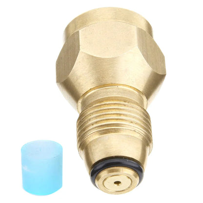 Propane Tank Refill Adapter - Brass Gas Cylinder Canister Filler Coupler