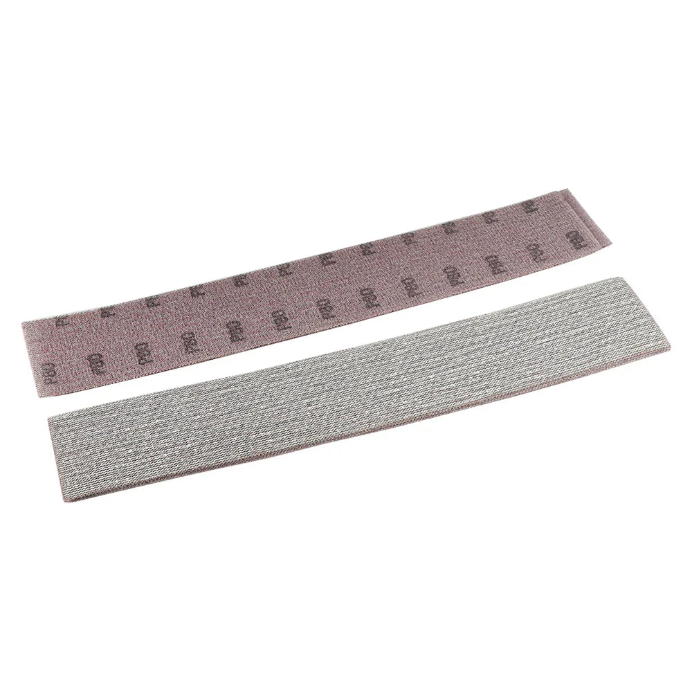 HIFESON Mesh Sandpaper Set 70x420mm Hook & Loop Vacuum Sanding Discs – 400x70mm Abrasive Sanding Block Pads for Wood & Metal