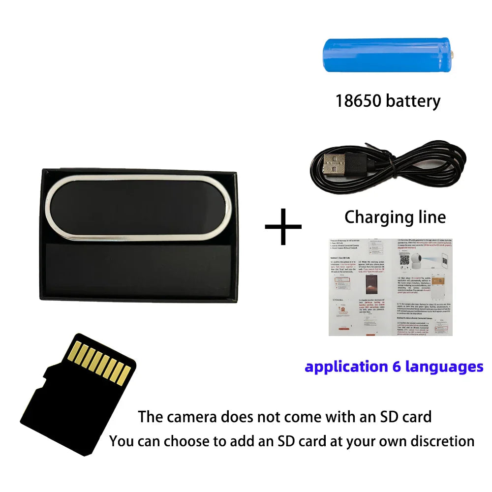Upgraded 4K FHD Mini Camera with Infrared Night Vision – WiFi Remote Viewing, Motion Detection, Compact HD Security Camera for Home & Outdoor Monitoring