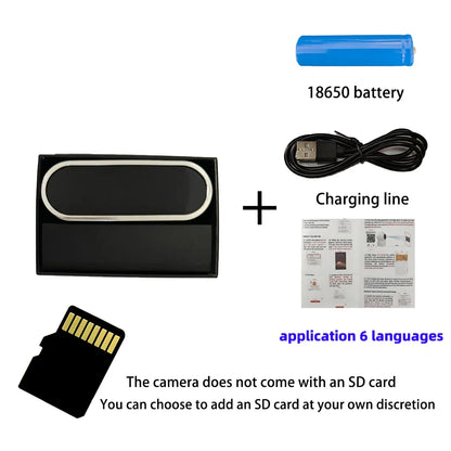 Upgraded 4K FHD Mini Camera with Infrared Night Vision – WiFi Remote Viewing, Motion Detection, Compact HD Security Camera for Home & Outdoor Monitoring