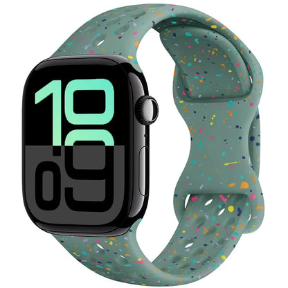 Silicone Apple Watch Strap - Breathable Wristband for Watch 11/10/9/8/7 Ultra 3/2 SE Series 49mm-41mm