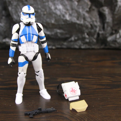 Star Wars 6" Action Figures – 501st Legion ARC & ARF Troopers, Rex, Jesse, Bane, Denal, Tup, Dogma Clone Toy