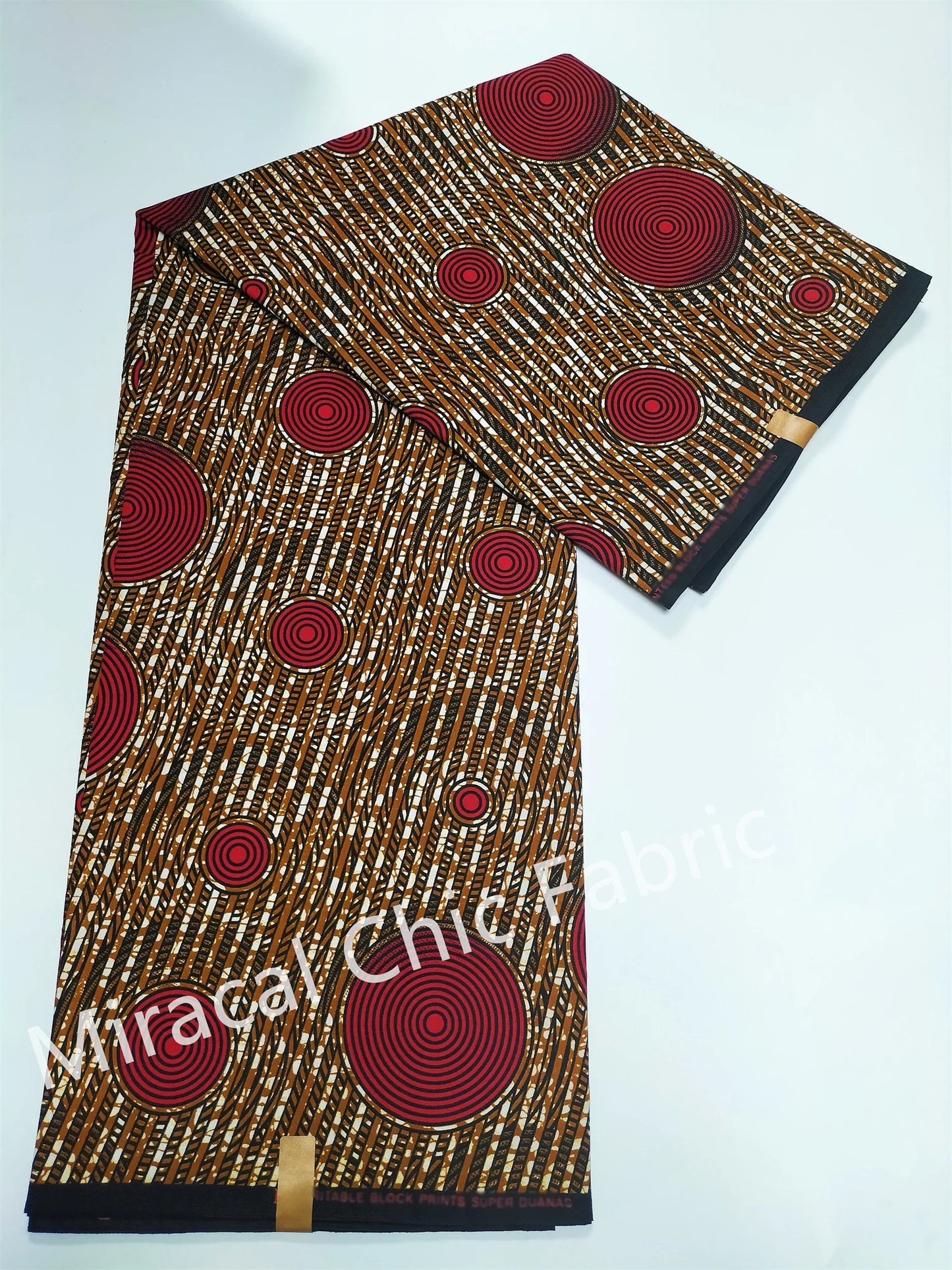 Guaranteed Veritable African Real Wax Fabric - 100% Cotton High Quality Ankara Pagne 6 Yards Nigerian Women’s Style Dress Material
