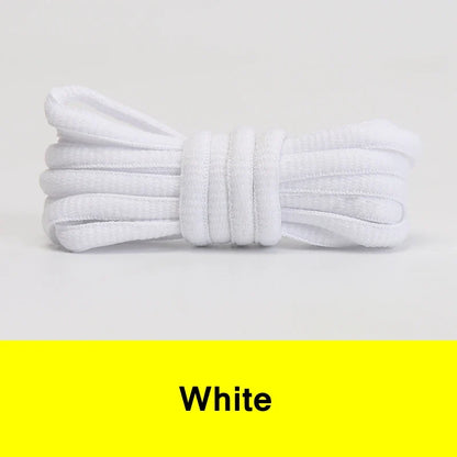 Oval & Semicircle Sneakers Shoe Laces – Classic Woven Round Shoelaces for Adult Unisex Casual & Sports Shoes