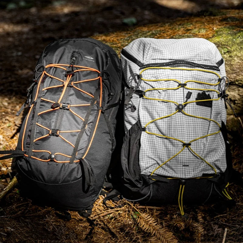 DIY Elastic Backpack Expansion Rope Set - Outdoor Camping & Mountaineering Gear Strap with Adjustable Buckle