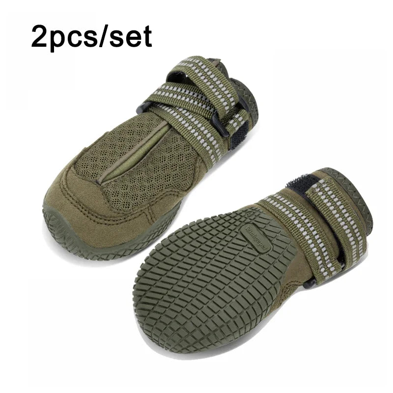 TRUELOVE Waterproof Pet Shoes - Anti-Slip Winter Dog Boots for Puppy, Medium & Large Dogs with Paw Protection