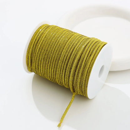 Rhinestone Cord Trim - 10-50 Yard Sparkling DIY Craft String for Clothing, Shoes, Bags & Wedding Decor