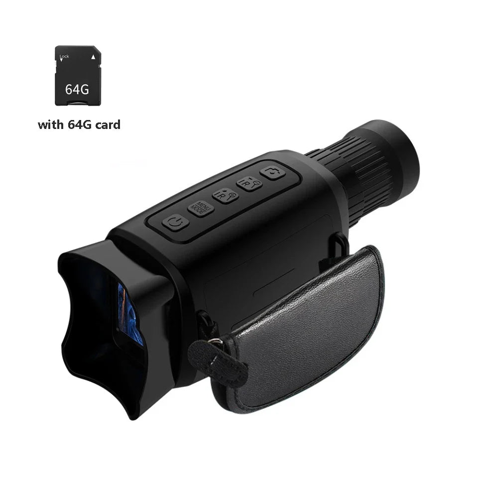 16X Night Vision Monocular - 1080P HD Infrared Digital Zoom Telescope for Outdoor Viewing