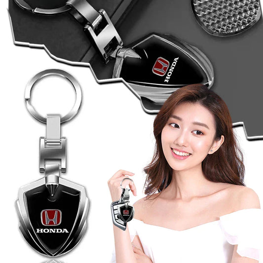 3D Metal Car Logo Keychain for Honda – Mugen Power, TypeR, Jazz, Civic, Accord, CRV, HRV & More