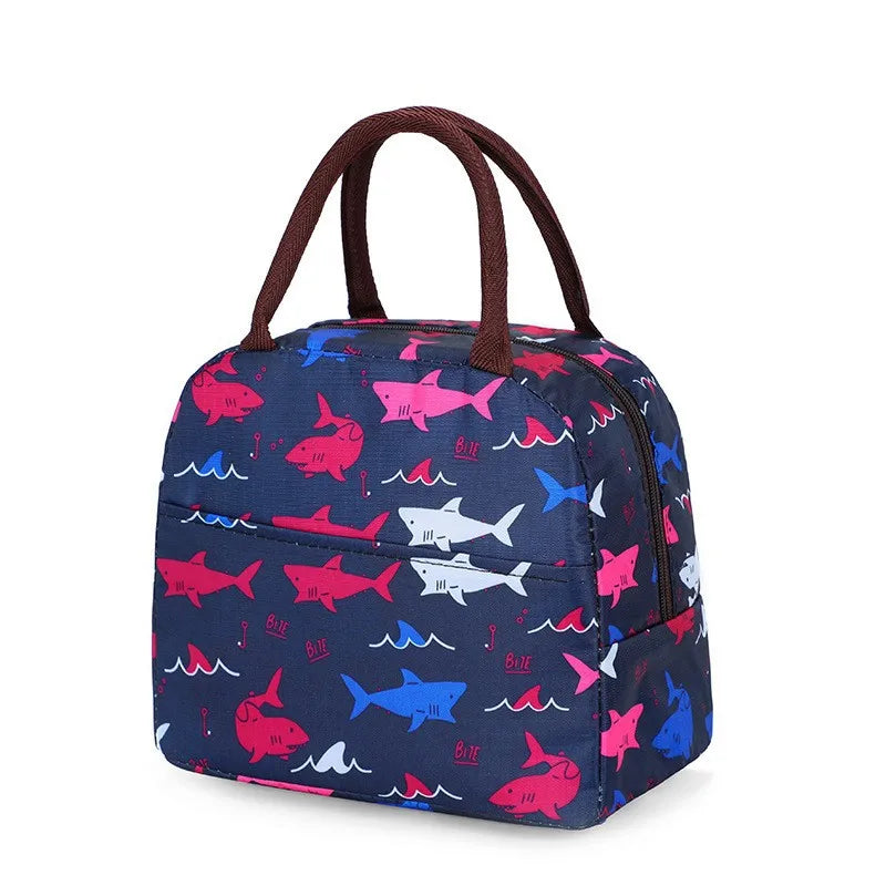 Portable Thermal Lunch Bag – Insulated Large Capacity Lunch Box Storage Bag for Children’s School and Picnic