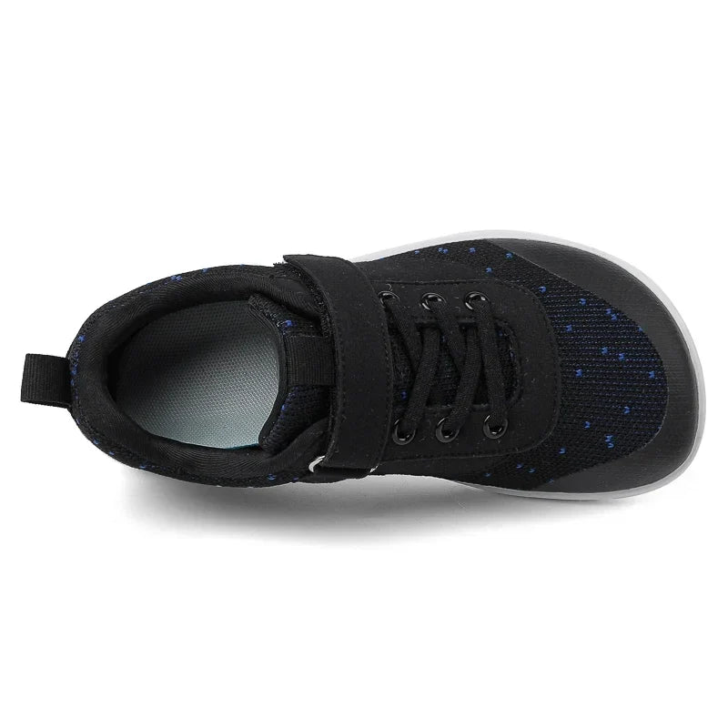 Kids Barefoot Sneakers - Wide Toe Natural Foot Shape Shoes For Boys & Girls Toddlers and Big Kids