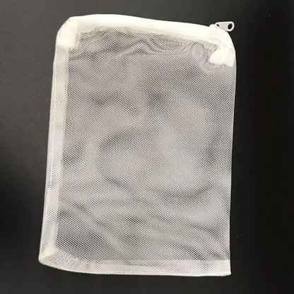 10Pcs Mesh Filter Net Bags – Aquarium Pond Bio Ball, Carbon Media & Ammonia Isolation Bags, White & Black